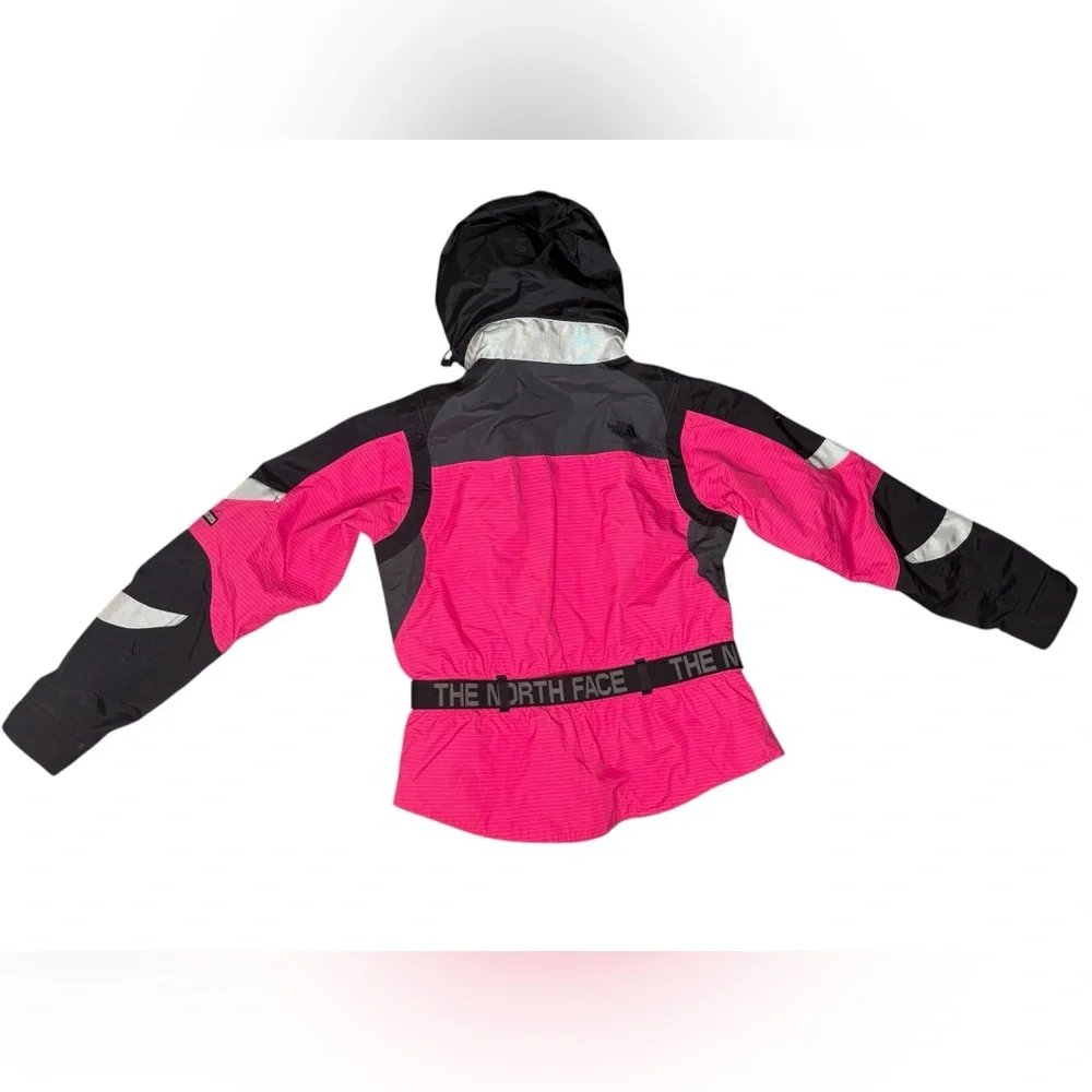 RARE The North Face Steep Tech Pink Colorblock Parka Ski Jacket Women’s large - Picture 4 of 16